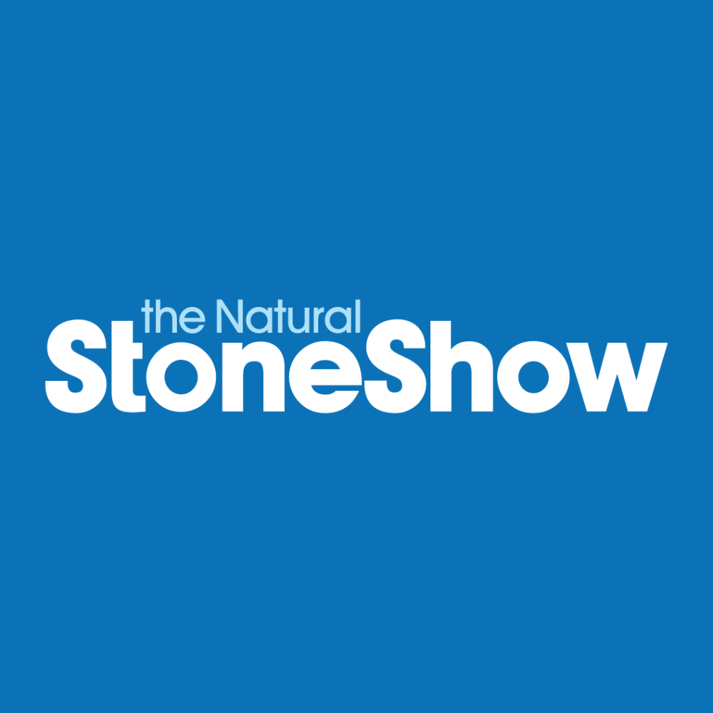 The Stone Show logo on blue background square